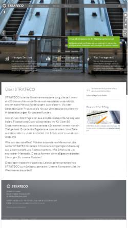 Vorschau der mobilen Webseite www.strateco.de, Strateco GmbH
