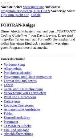 Vorschau der mobilen Webseite hodgson.pi.tu-berlin.de, HFI (TU Berlin): FORTRAN-Knigge