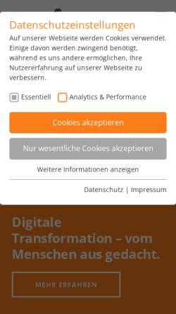 Vorschau der mobilen Webseite www.syracom.de, Syracom AG