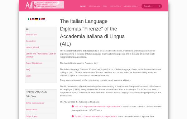 Vorschau von www.acad.it, Italienisch Sprachdiplom AIL