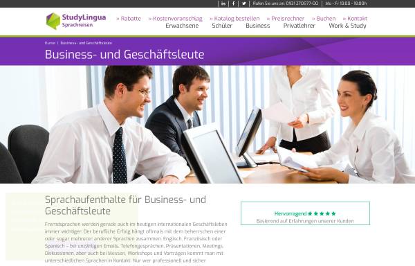 Vorschau von www.businesskurse.com, Businesskurse.com
