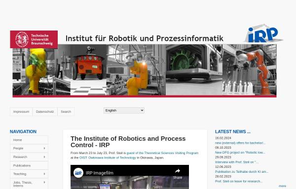 Institut für Robotik und Prozessinformation