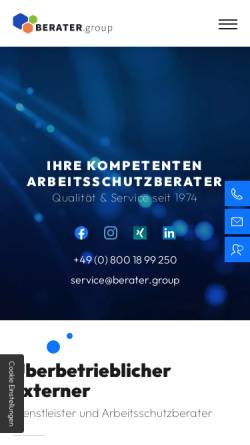 Vorschau der mobilen Webseite www.schlieter.de, IfA Schlieter GmbH