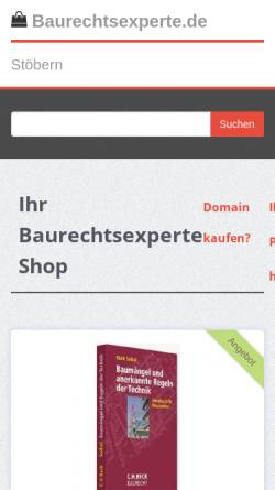 Vorschau der mobilen Webseite baurechtsexperte.de, Baurechtsexperte - Magazin