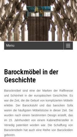 Vorschau der mobilen Webseite www.posaunenchor-zerbst.de, Der evangelische Posaunenchor