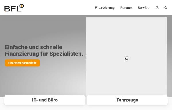 Vorschau von www.bfl-leasing.de, BFL Leasing GmbH