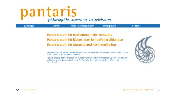 Vorschau von www.pantaris.ch, Pantaris