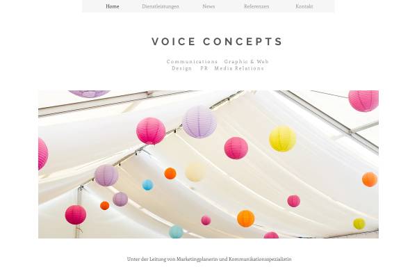 Vorschau von www.voiceconcepts.ch, Voice Concepts