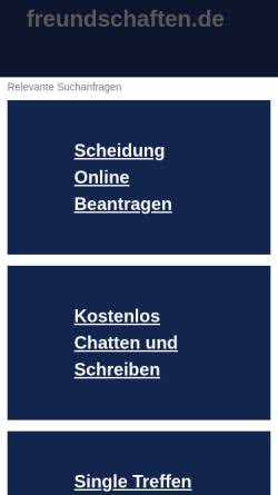 Vorschau der mobilen Webseite www.freundschaften.de, Dr. Steinmann: Freundschaften