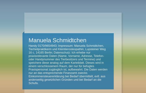 Vorschau von www.thp-schmidtchen.de, Manuela Schmidtchen