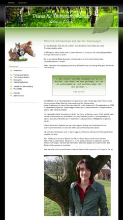 Vorschau der mobilen Webseite www.meinetierheilpraxis.de, Melanie Ehmer - Praxis für Tiernaturheilkunde