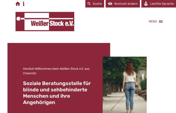 Vorschau von www.weisser-stock.org, Weißer Stock e. V.