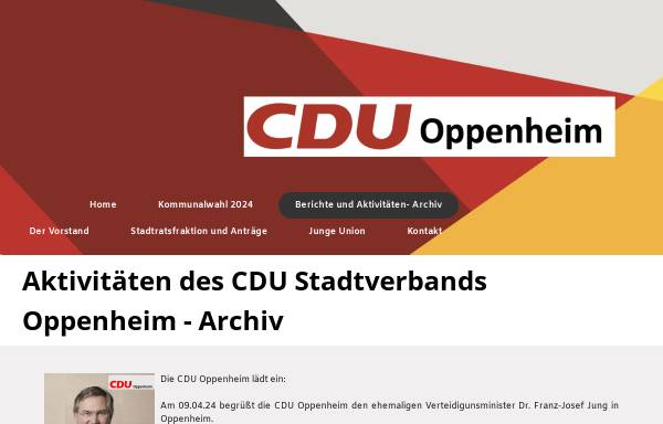 Vorschau von www.cdu-oppenheim.com, CDU-Oppenheim
