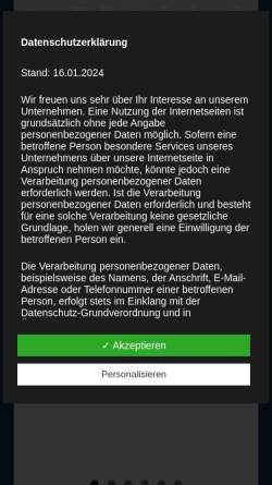 Vorschau der mobilen Webseite www.bonhoeffer-berlin.de, Bonhoeffer–Haus