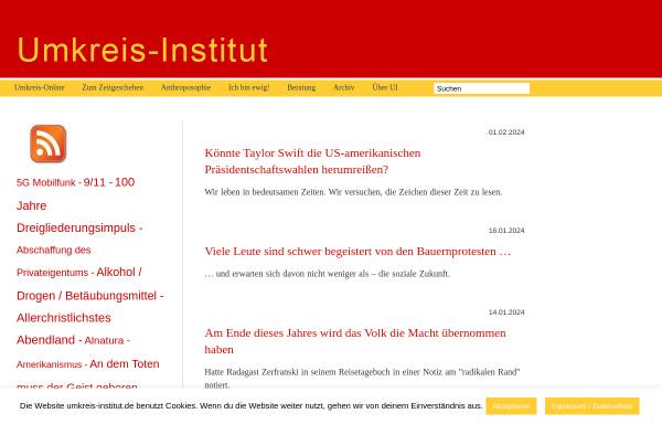 Vorschau von www.umkreis-institut.de, Umkreis-Institut e.V.
