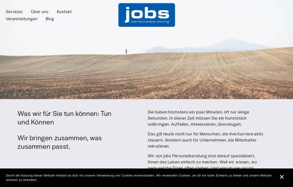 Vorschau von www.jobs-personalberatung.com, Jobs Personalberatung
