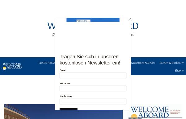 Vorschau von www.welcome-aboard.de, Welcome Aboard