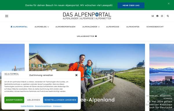Vorschau von www.alpen-journal.de, Alpen Journal