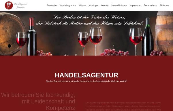 Vorschau von www.weinkontor-mv.de, Weinkontor M-V
