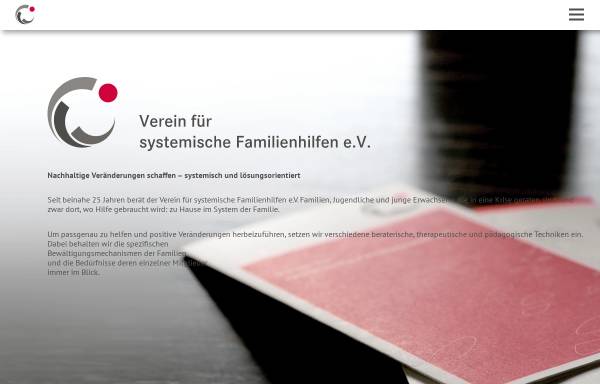 Vorschau von www.vsf-ev.de, Verein für systemische Familienhilfen e.V.