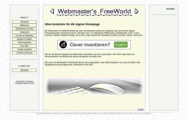 Vorschau von www.k-web.ch, Olivers FreeWorld