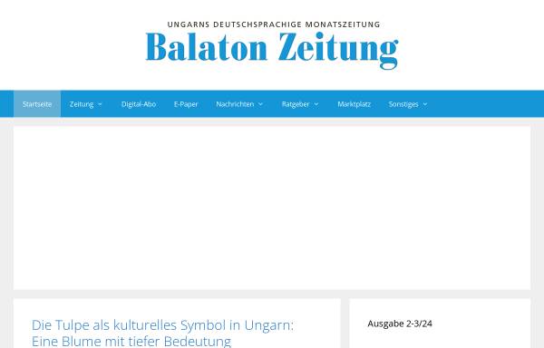 Vorschau von www.balaton-zeitung.info, Balaton Zeitung