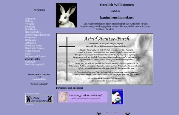 Vorschau von www.kaninchenchannel.net, Kaninchen-Channel
