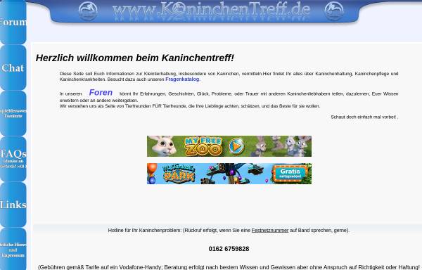 Vorschau von www.kaninchentreff.de, Kaninchentreff.de