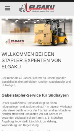 Vorschau der mobilen Webseite www.elgaku.de, El-Ga-Ku