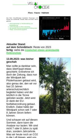 Vorschau der mobilen Webseite www.visualoekologie.de, Büro VisualÖkologie - Hans-Georg Widmann
