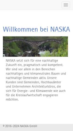Vorschau der mobilen Webseite www.naska.ch, Naska GmbH