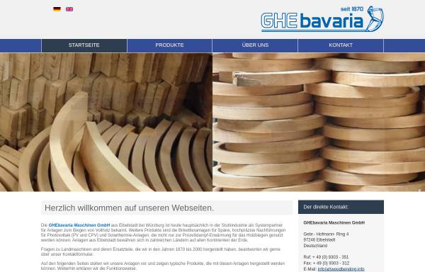 Vorschau von www.ghebavaria.de, GHEbavaria Maschinen GmbH