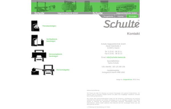 Schulte Sägewerktechnik GmbH