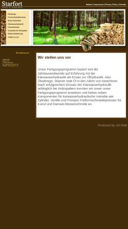 Vorschau der mobilen Webseite www.holzspalter.it, Starfort