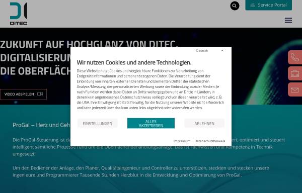 Vorschau von www.ditec-gmbh.de, DiTEC Dr. S.Kahlich & D.Langer GmbH