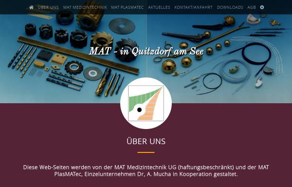 Vorschau von www.mat-dresden.de, MAT PlasMATec GmbH