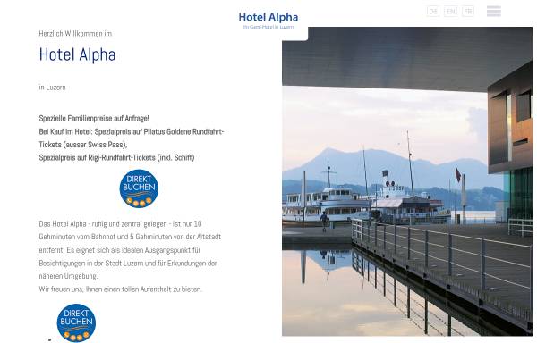 Vorschau von www.hotelalpha.ch, Hotel Alpha garni