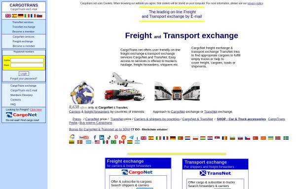 Vorschau von www.cargotrans.net, CargoTrans.net
