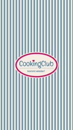 Vorschau der mobilen Webseite www.cookingclub.de, CookingClub