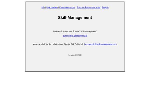Vorschau von www.skill-management.com, Softwaregestütztes Skill-Management
