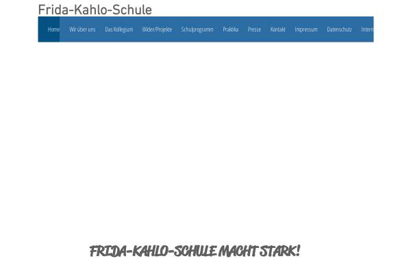 Vorschau von frida-kahlo-schule.com, Frida-Kahlo-Schule