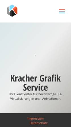 Vorschau der mobilen Webseite www.rainerkracher.de, Kracher Grafik-Service, Inh. Rainer Kracher