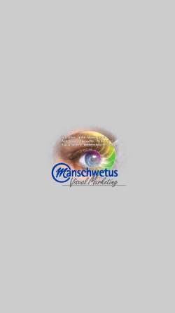 Vorschau der mobilen Webseite manschwetus.de, Manschwetus Visual Marketing
