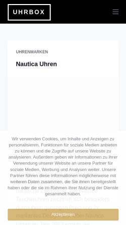 Vorschau der mobilen Webseite www.uhrbox.de, Make & Trade e.K.