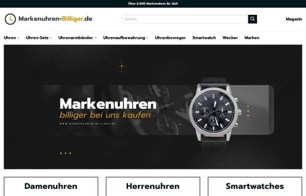 Vorschau von www.markenuhren-billiger.de, Jäckle Uhrenhandel e.K.