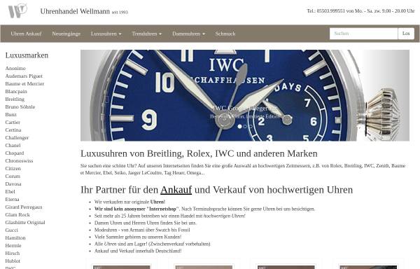 Uhrenhandel Wellmann