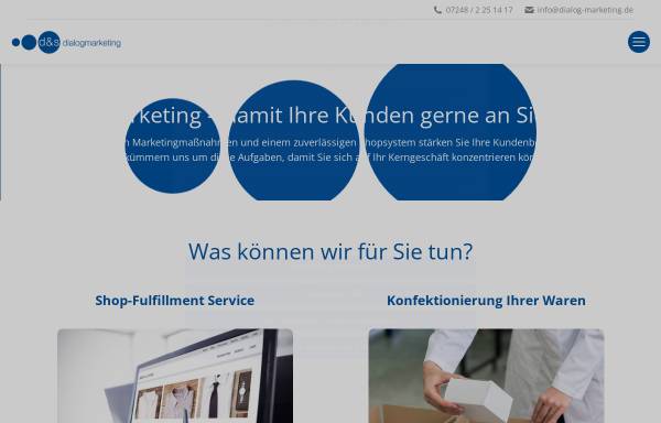 Vorschau von www.dialog-marketing.de, Dialog Marketing W&M