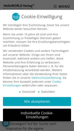 Vorschau der mobilen Webseite www.hello-world.net, IM Marketing Forum GmbH
