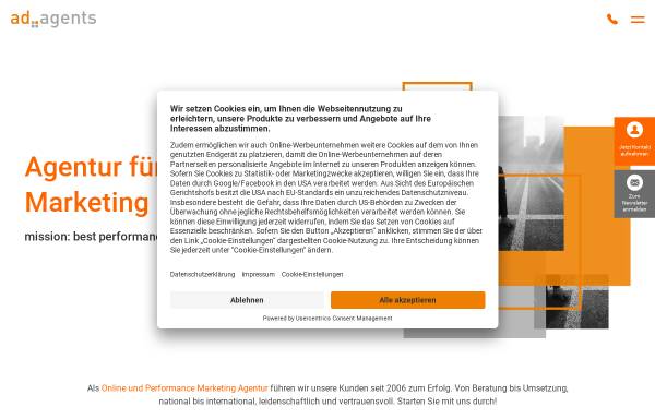 Vorschau von www.ad-agents.com, Ad Agents GmbH