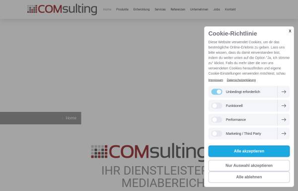 Vorschau von www.comsulting.de, COMsulting Gerhard Faehling GmbH